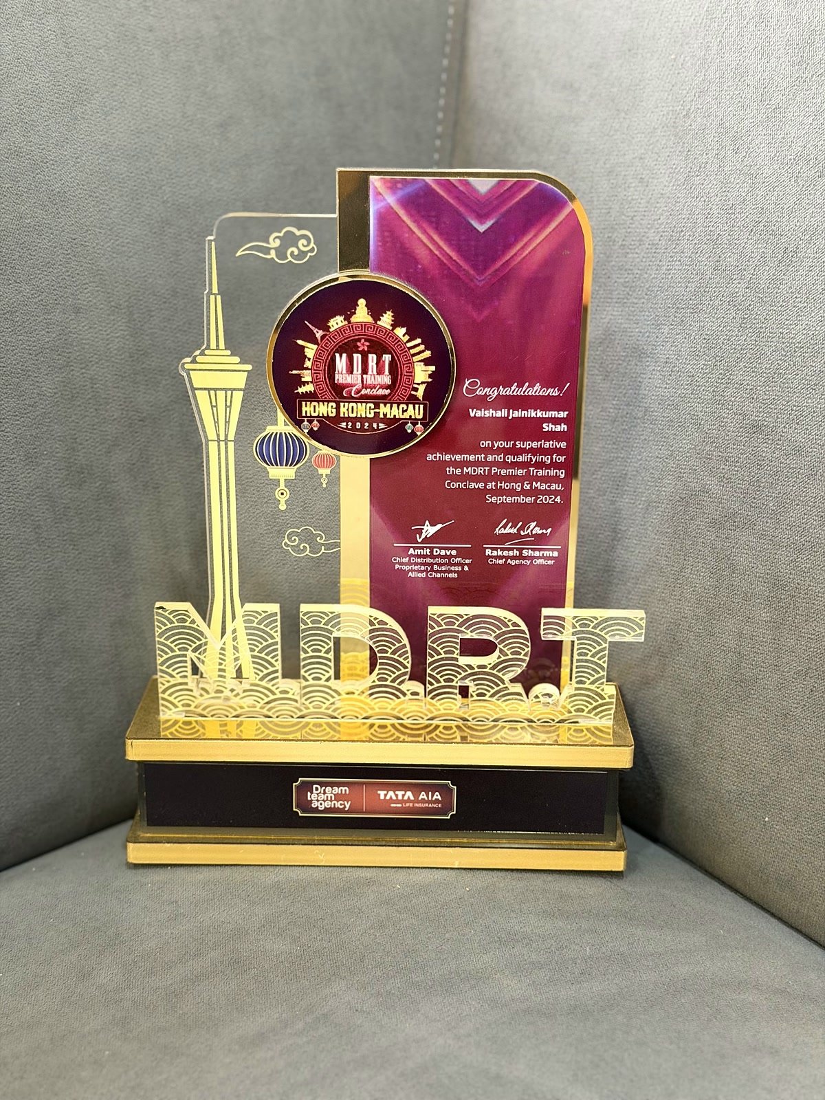 MDRT Premier Training Conclave, Hong Kong-Macau, September 2024