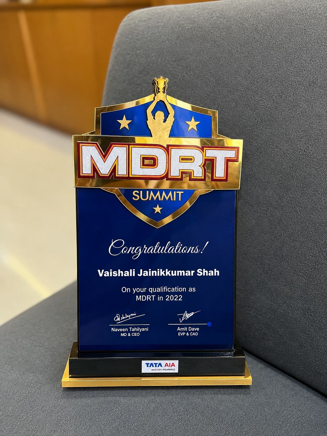 MDRT Summit trophy, MDRT Qualification 2022