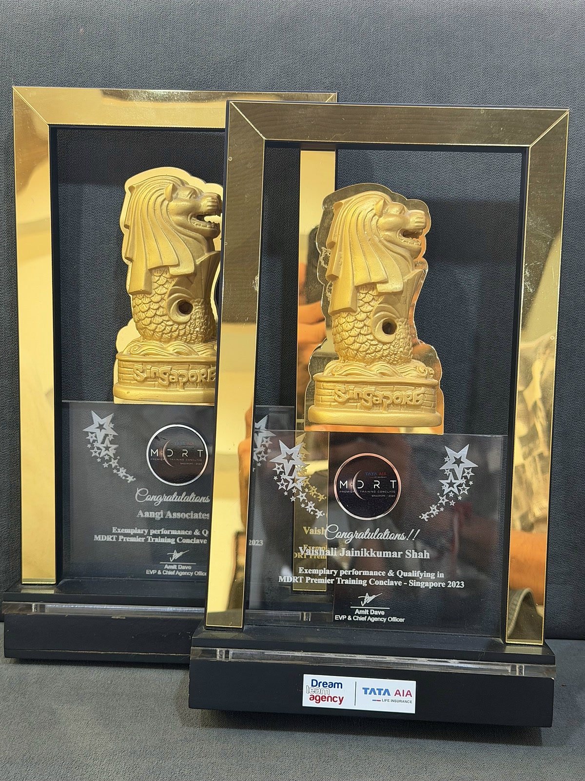 Merlion excellence award trophies, Singapore